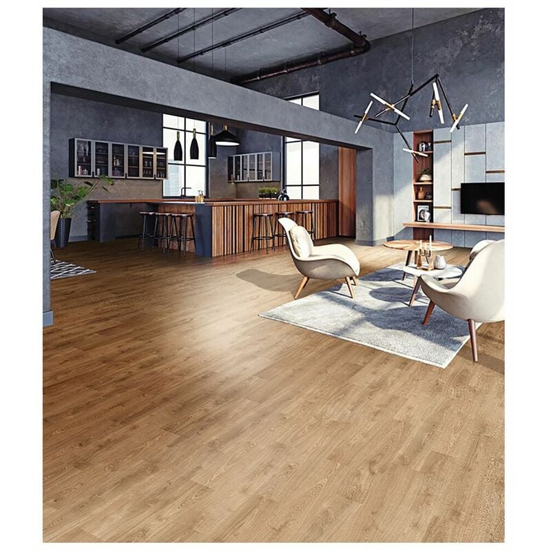 Lames pvc clipsables Ronny Vancouver 129x20,3 - Dimensions:129x20,3 - Vancouver -2.35 m2