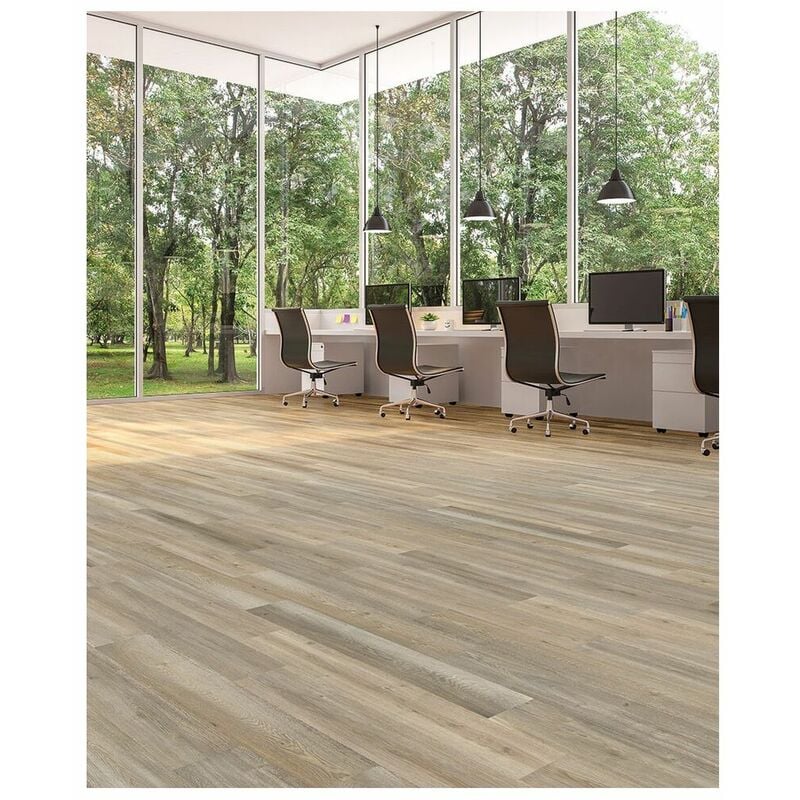 Lames pvc clipsables Ronny Courchevel 129x20,3 - Dimensions:129x20,3 - Courchevel -2.35 m2