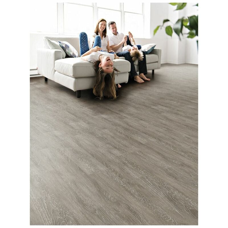 Lames pvc plombantes Rhys i Chêne grège 18x120 - Chêne grège