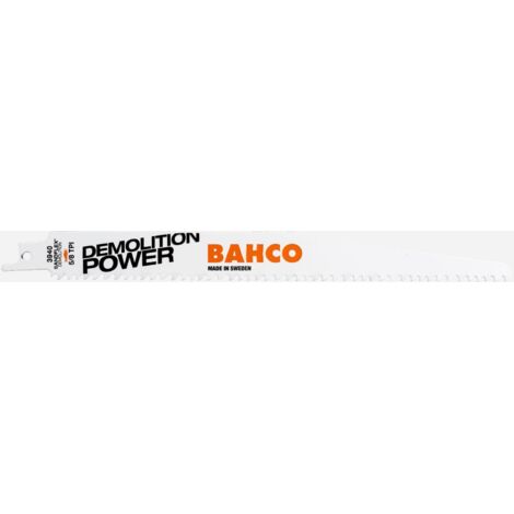 Lames scie sabre Bahco 3940-228-5/8-DSL-5P 228 mm 5/8TPI 5 unités