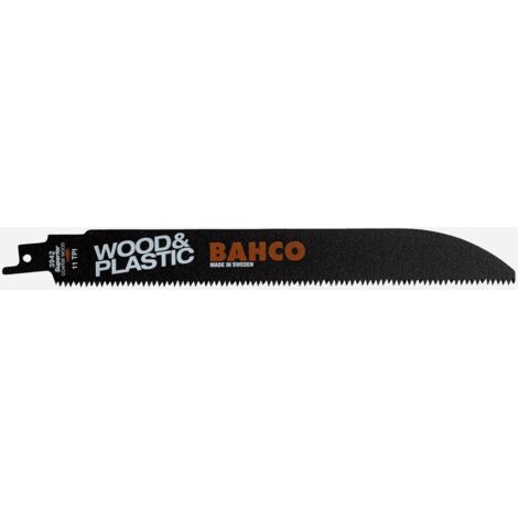 Lames scie sabre Bahco 3942-228-11-HSL-2P 228 mm 11TPI 2 unités
