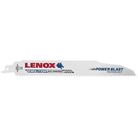 Lames scie sabre démolition bois clous 966R carte de 2 Lames