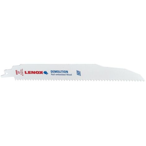 Lames scie sabre démolition métaux, chassis 960R carte de 2 Lames