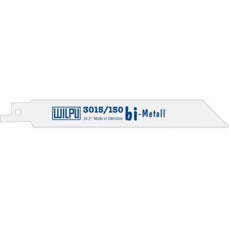 Lames scie sabre Wilpu 3015/150 130 mm 5 unités