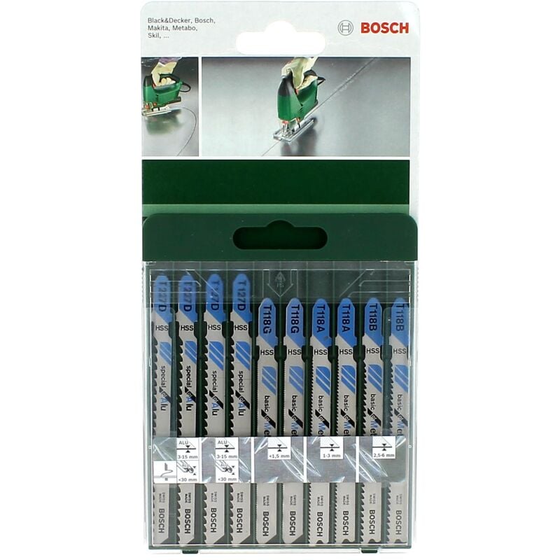 Bosch - Lames scie sauteuse t metal par 10 - scie sauteuse