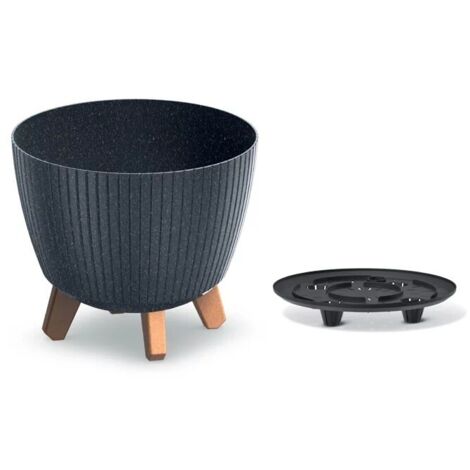 Lamia ECO Wood DLAL240W antracite Vaso da fiori Prosperplast
