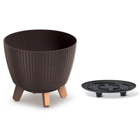 Lamia ECO Wood DLAL240W Coffee Flowerpot Prosperplast