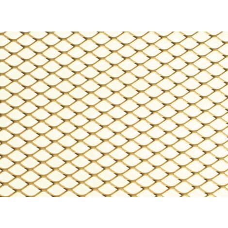 Lamiera in alluminio stirato oro 50x20 - arcansas