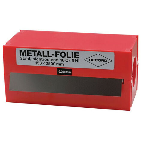 Lamiera spessore 0,500mm acciaio inox 1.4301 L.2500mm B.150mm