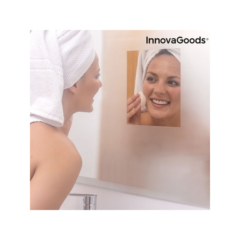 

Lámina Antivaho para Espejo InnovaGoods (Pack de 2)