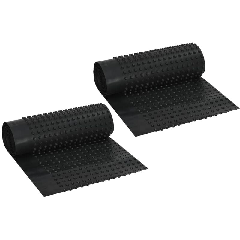 

vidaXL Lámina de Drenaje Nodular HDPE 400 g/m² 0,5x20 m 2 Unidades