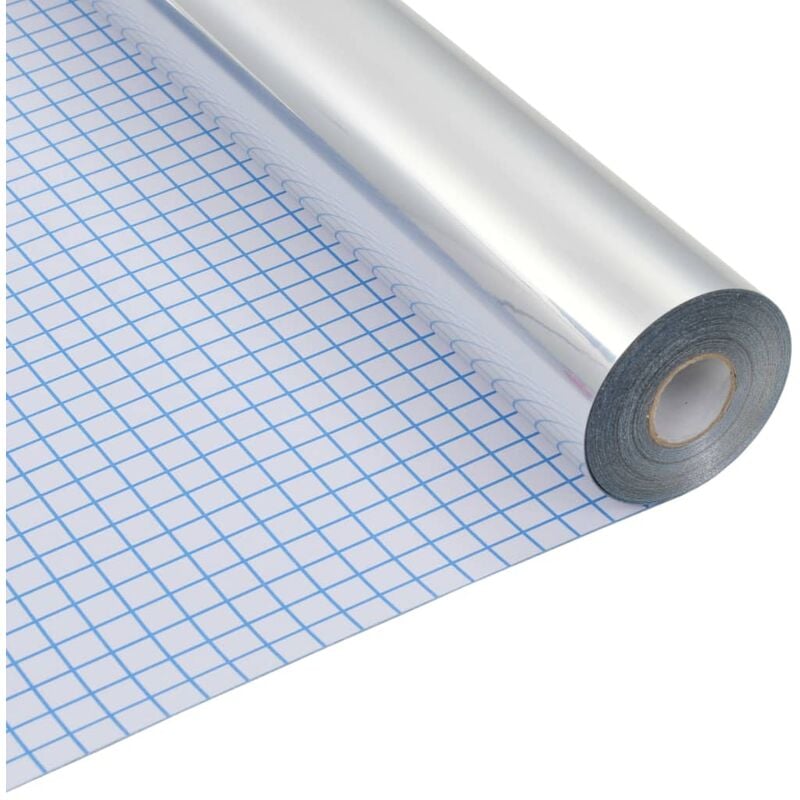 

vidaXL Lámina Privacidad de Espejo Reflectante Autoadhesiva 0.9x10 m - Plateado