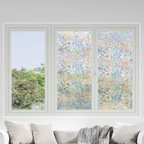 Lámina estática para ventanas Transparente 90 x 1000 cm PVC