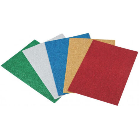 LAMINA EVA 40X60 CM. PURPURINA NEGRO FAIBO 1659-02