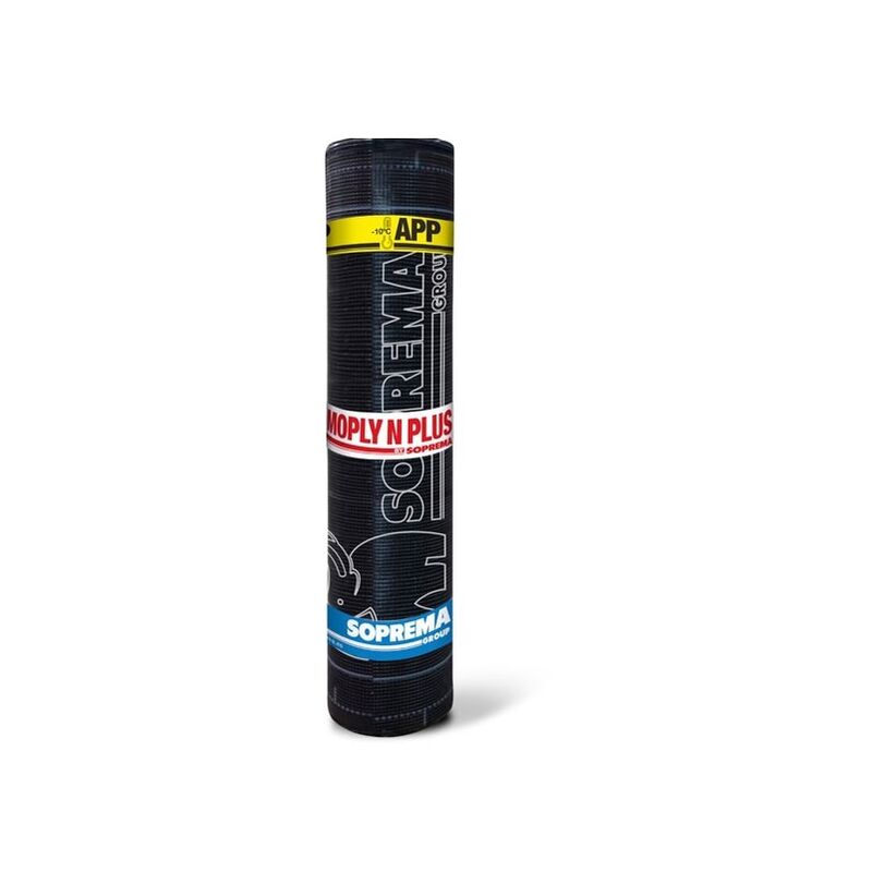 

Lámina impermeabilizante plastomera APP FV 4kg-Precio por 1 m2, Mínimo 1 Rollo = 10m2.