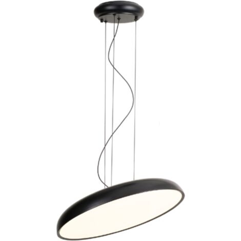 Lamina - LED-Hängelampe 44cm 30W LED Schwarz