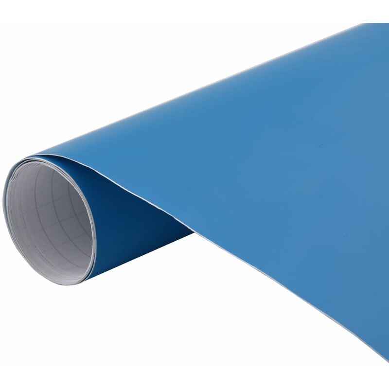 

vidaXL Lámina para coches azul mate 500x152 cm