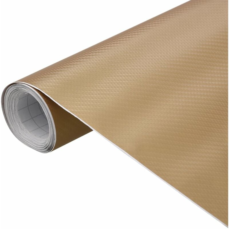 

Lámina para coches dorado mate 4D 500x152 cm - Vidaxl