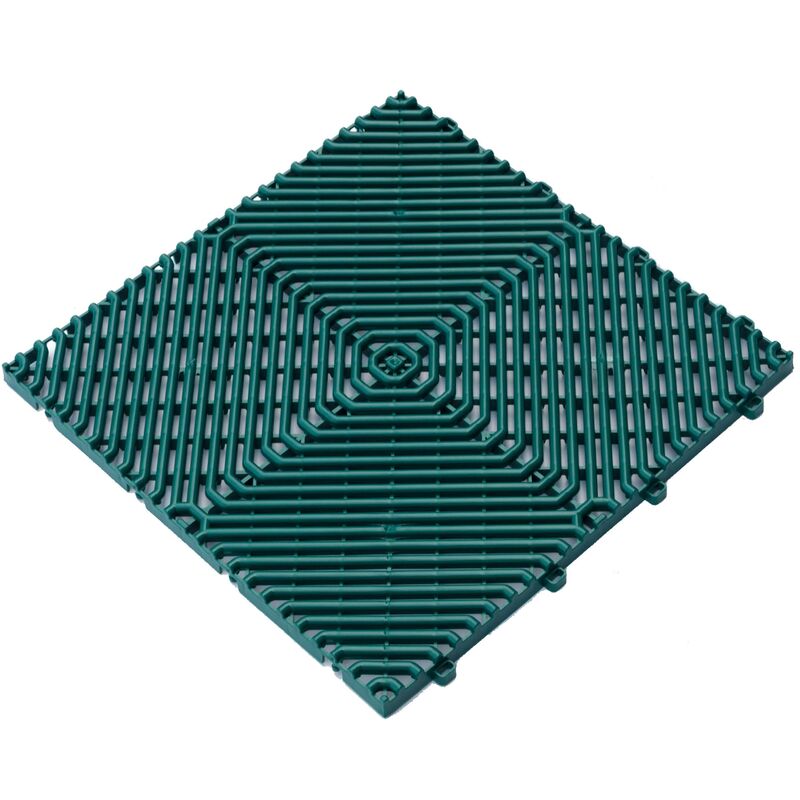 

Suelo para exterior de 38,5x38,5 cm. Superficie 0,15 m² por lámina Colección ROMBO – Verde