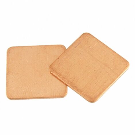 Lamina termica cobre 15x15 1mm  grosor