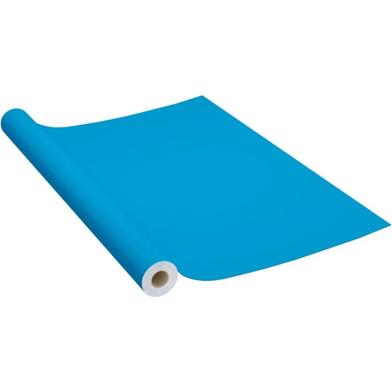 

Láminas autoadhesivas muebles PVC azul azure 500x90 cm - Azul - Vidaxl
