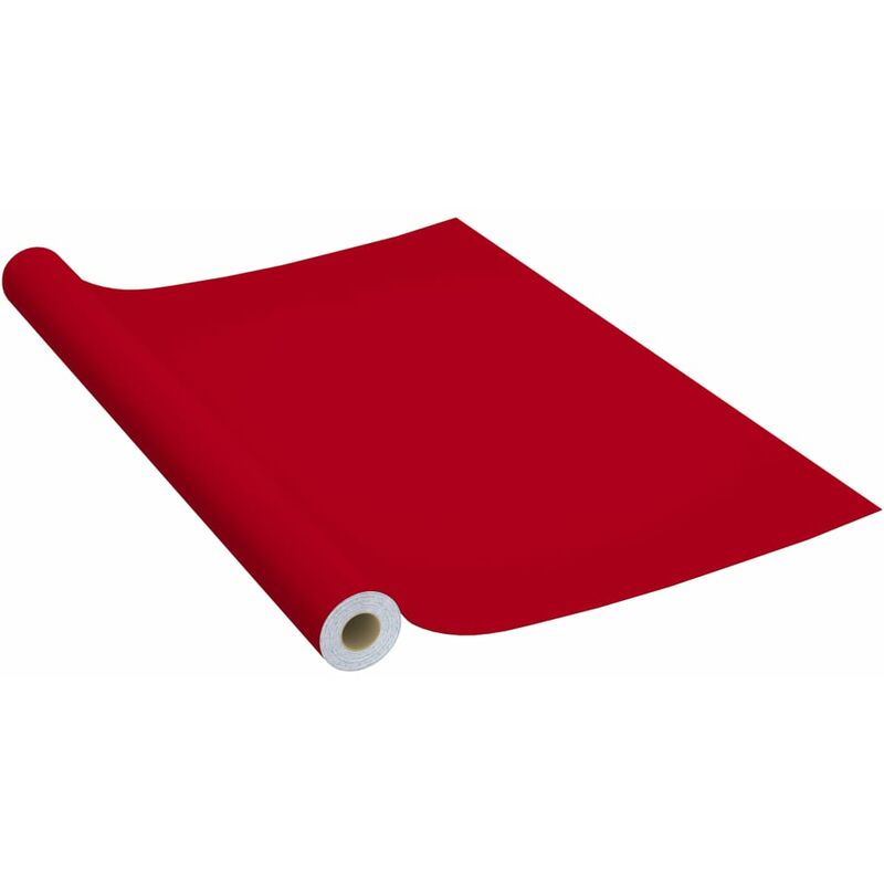 

Láminas autoadhesivas muebles PVC rojo 500x90 cm - Rojo - Vidaxl