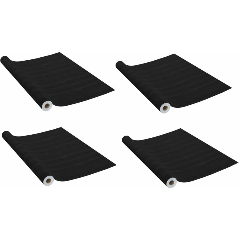 

Láminas autoadhesivas puertas 4 uds PVC madera oscuro 210x90cm - Negro - Vidaxl