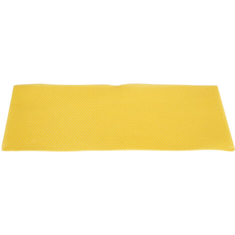 Láminas de cera estampada para colmenas [30 láminas hechas de cera de abeja 100% natural] Dimensiones: 195 x 415 mm