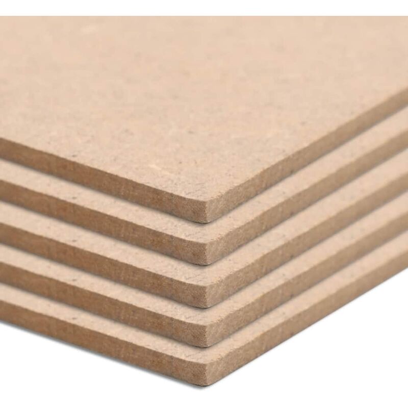 

Láminas de MDF cuadradas 20 unidades 60x60 cm 2,5 mm