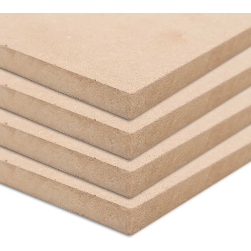 

Láminas de MDF cuadradas 4 unidades 60x60 cm 25 mm - Beige - Vidaxl