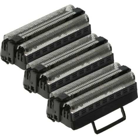 Láminas dobles compatibles Privileg 257.657 7, 234.217 8, 257657Q, 438.887 2, 4307Z + Marco, negro/plata-Producto compatible