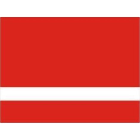 Laminato per incisione interna rosso/bianco 0,8 mm LZ-903-008