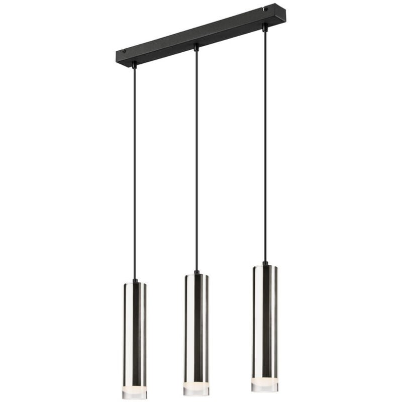 Lamkur Diego Plafonnier Bar Suspension Chrome, 3x E27