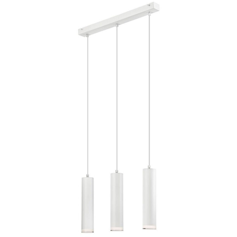 Lamkur Franco Plafonnier Bar Suspension Blanc, 3x E27