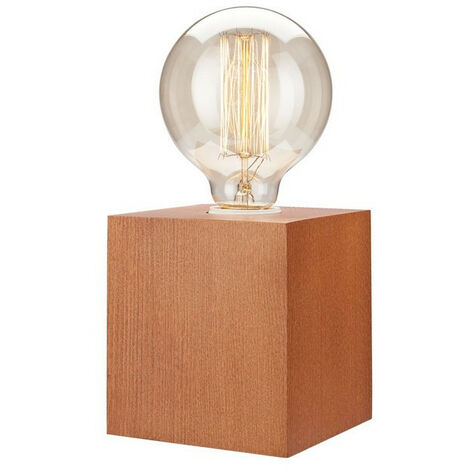 Lampada da tavolo legno altezza 50 cm