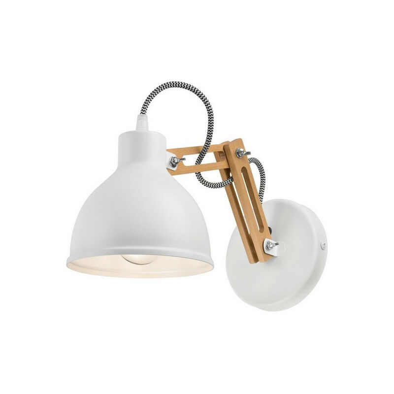 Image of Lamkur Lighting - Lamkur Marcello Adjustable Applique a cupola bianca, 1x E27
