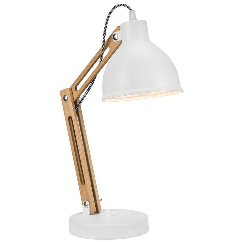 Lamkur Lighting - Lamkur Marcello Adjustable Lampe de bureau Blanc, 1x E27