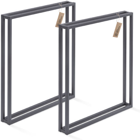 LAMO Manufaktur Tischgestell Frame Tischbeine (Spar-Set, 2er Set), Industriestahl, hoch belastbar