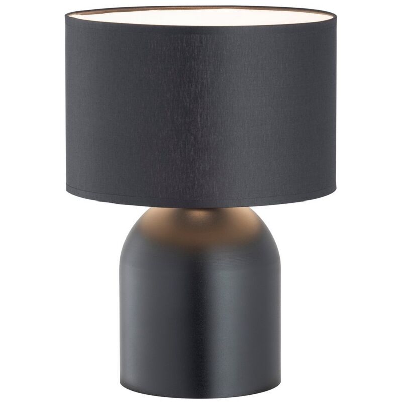 Epikasa - Lamp à Poser Aspen, Acier peint par poudrage, Noir, Blanc, 25x35x25 cm