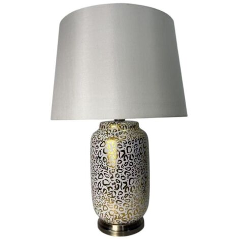 Lamp and Shade - Ceramic - L19 x W19 x H43 cm