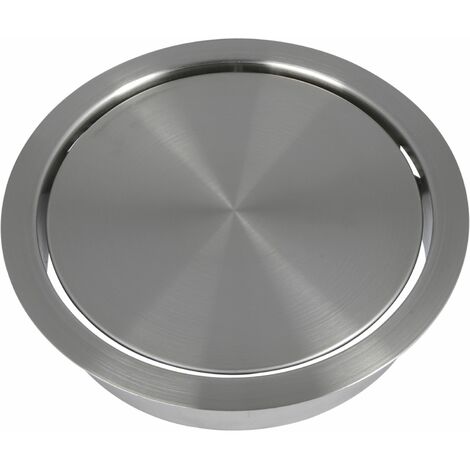 LAMP® Einwurfklappe gedämpft rund 170 mm Edelstahl
