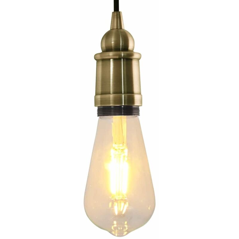 Lamp Holders 2 pcs Bronze E27 Vidaxl