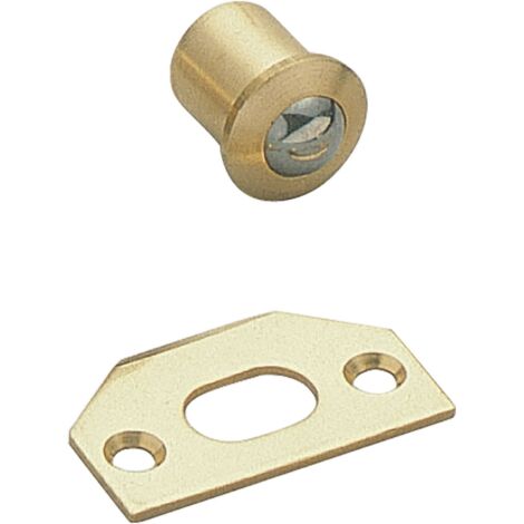 Lamp Kugelschnapper TS-S - Einbohrmontage, ø12 mm, hochwertig, Messing poliert