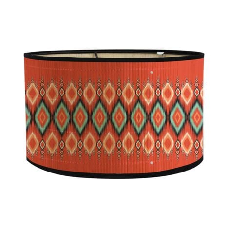 Lamp Shades Print Oval Shade 30x30x20CM Vintage for Chandeliers and Floor Lamps G