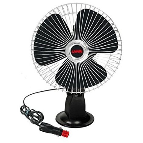 Lampa 73112 Chrome Ventilatore con Ventosa, 20cm Ø, 12V, 16W