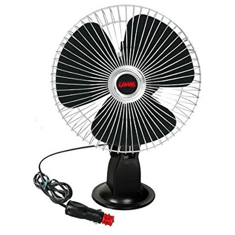 Chrome-Fan, Ventilatore Con Ventosa D.8' - 12V