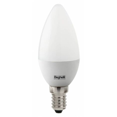Lampada 10pz beghelli led 56814 oliva e14 w5 fredda 4000k lampadina - Salone