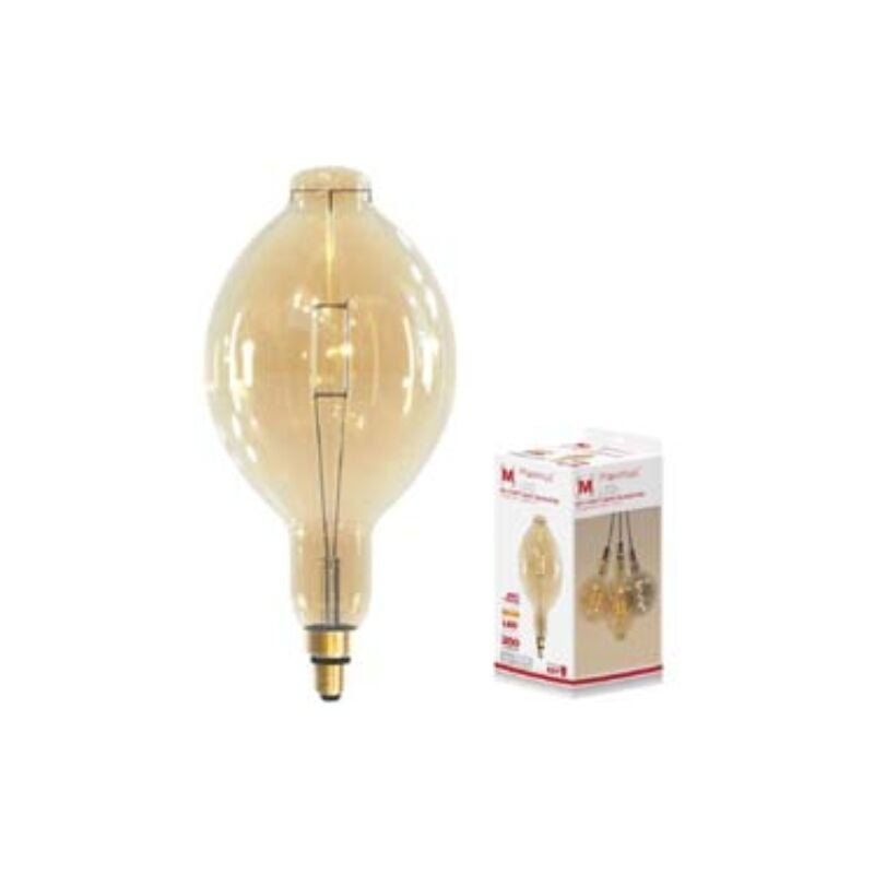 Lampada a bulbo gigante led vintage e27 - 4w