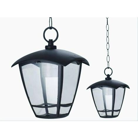 Lampada a catena da esterno e27 lanterna selene alluminio - Fraschetti