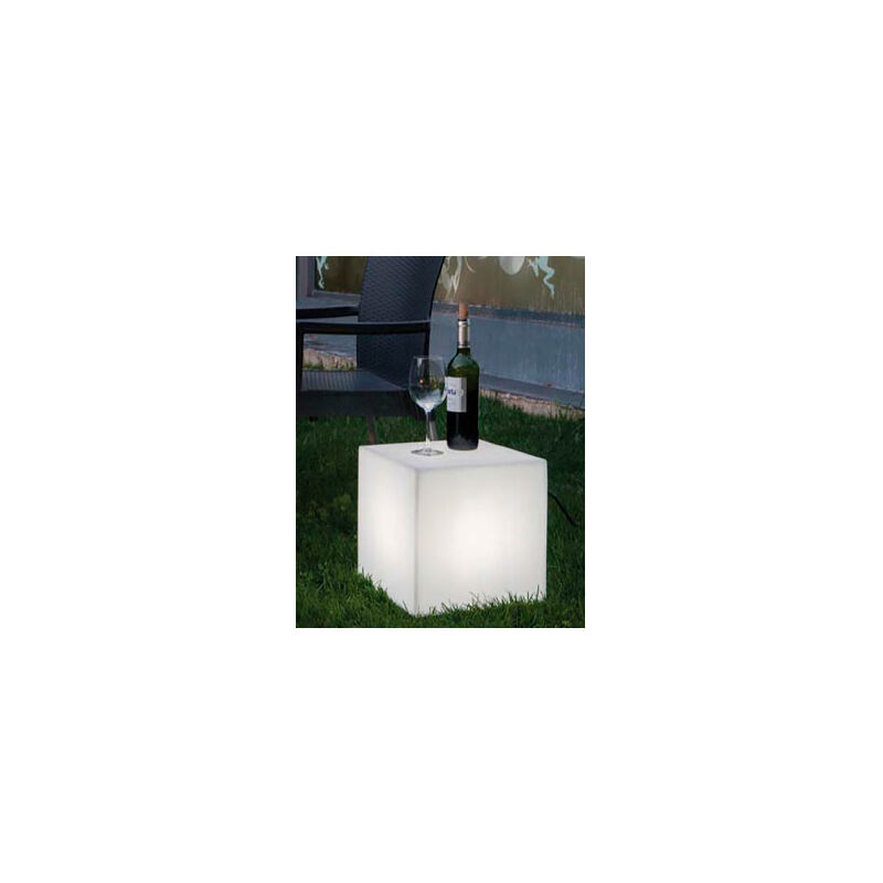 Image of Lampada a cubo a batteria rgb 40 x 40 cm - cubo lm 40 ne